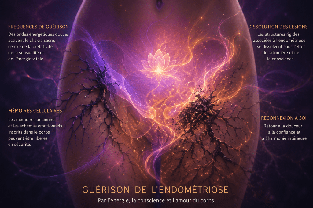 Endometriose , guerison par l'energie reiki a distance